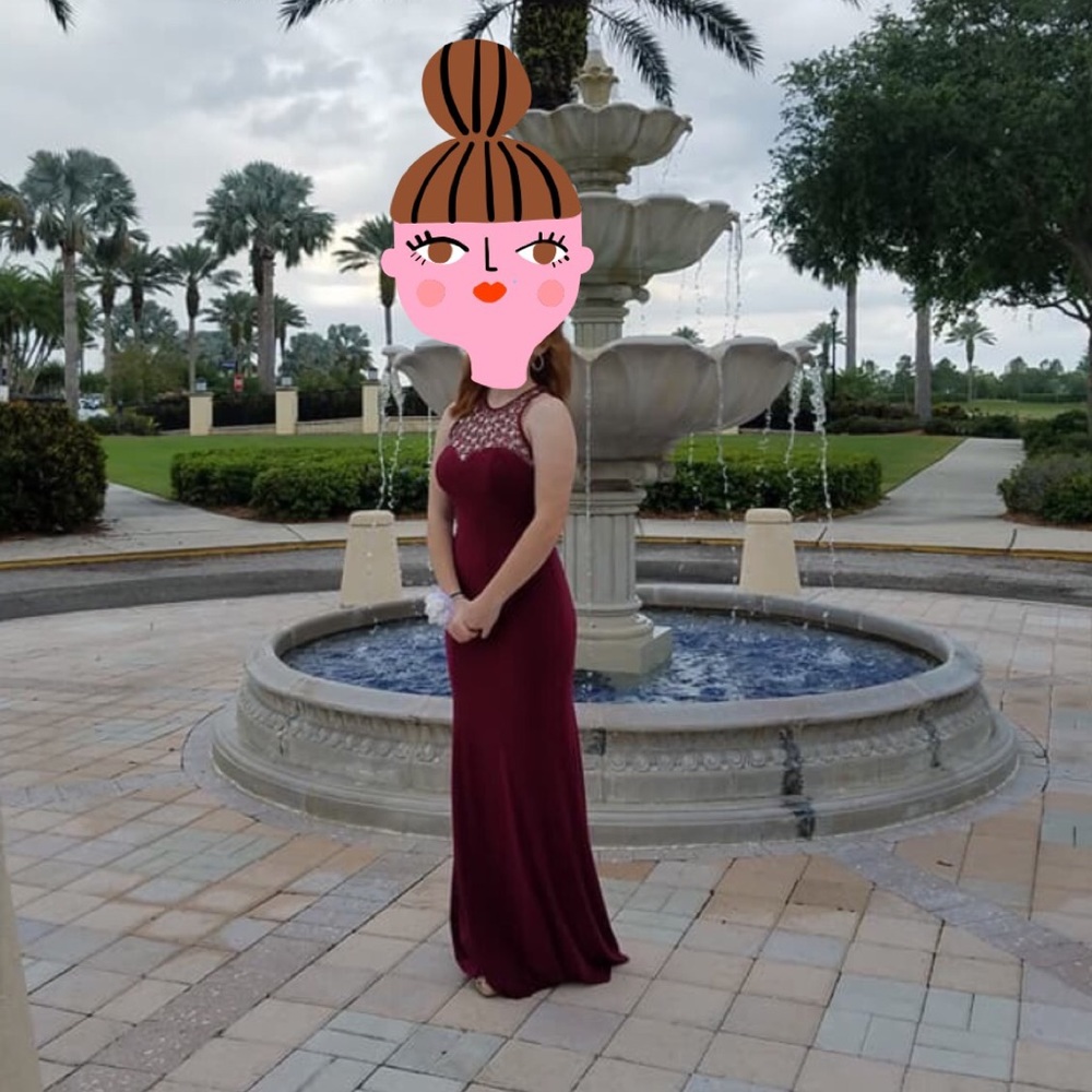 Burgundy Prom Dress!!